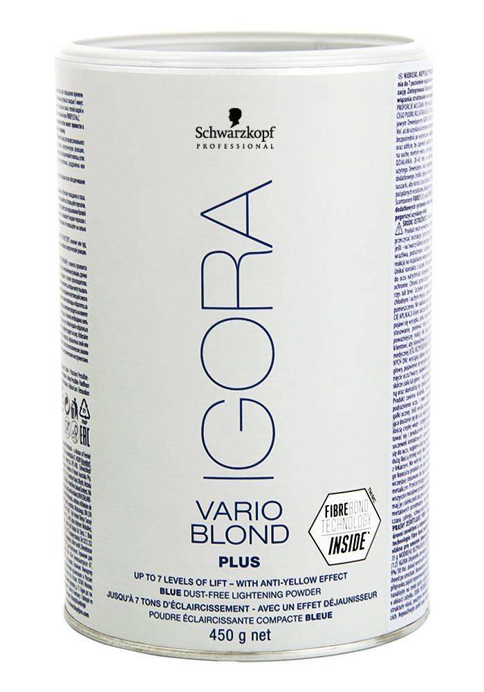 Schwarzkopf, Белый обесцвечивающий порошок «Igora Vario Blond Plus», Фото интернет-магазин Премиум-Косметика.РФ